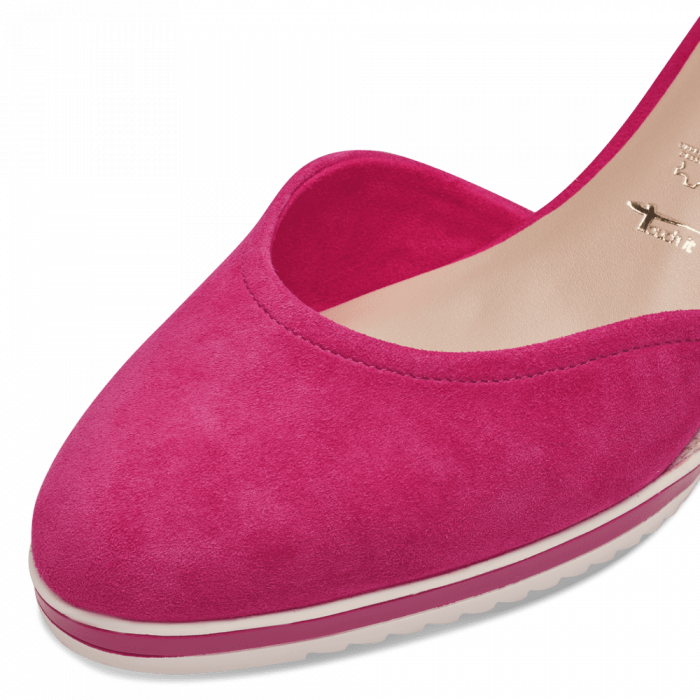 Pantofi cu talpa ortopedica Tamaris 1-22309-43, piele intoarsa, fuxia [3]