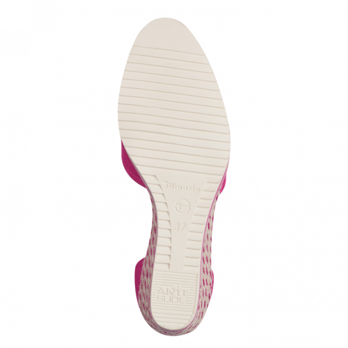 Pantofi cu talpa ortopedica Tamaris 1-22309-43, piele intoarsa, fuxia [6]