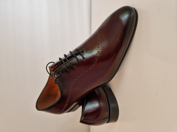Pantofi eleganti barbati Conphol 7806-0412, piele naturala, burgundi [5]