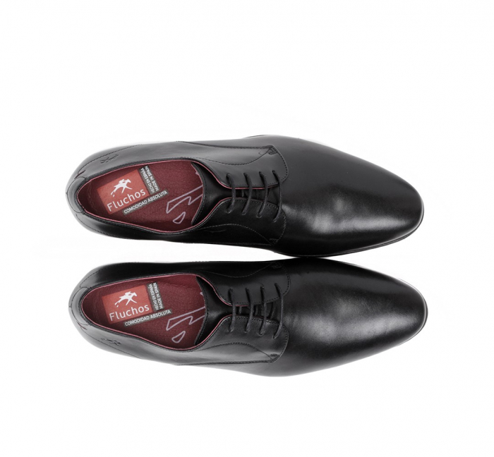 Pantofi eleganti barbati Fluchos F0842 Adam piele naturala negri [4]