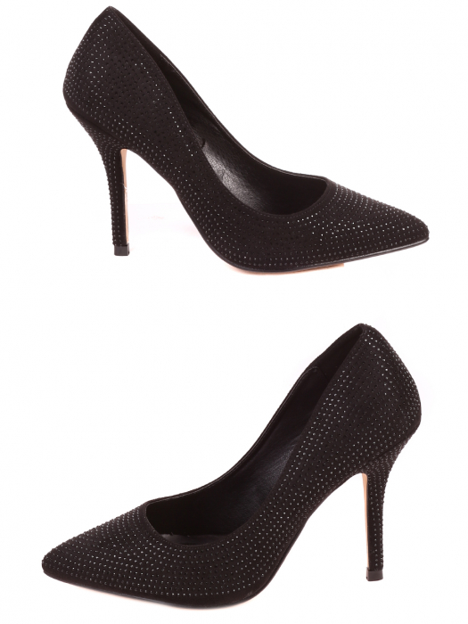 Pantofi eleganti cu toc Paolo Botticelli 3M-22181, negru [3]
