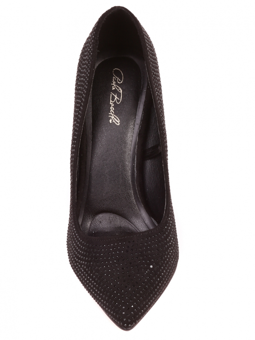 Pantofi eleganti cu toc Paolo Botticelli 3M-22181, negru [4]