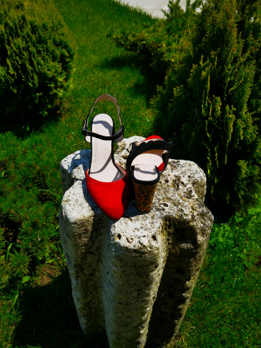 Pantofi eleganti dama, din piele intoarsa [3]