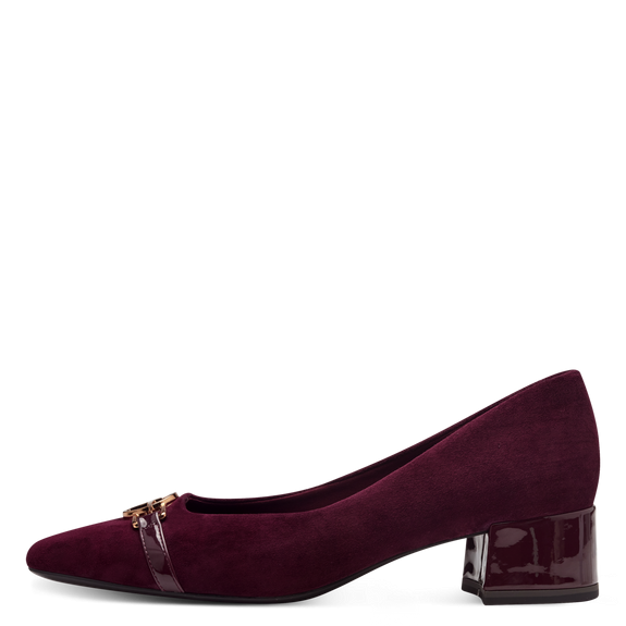 Pantofi eleganti dama Tamaris 1-22313-43, piele naturala, bordo [1]