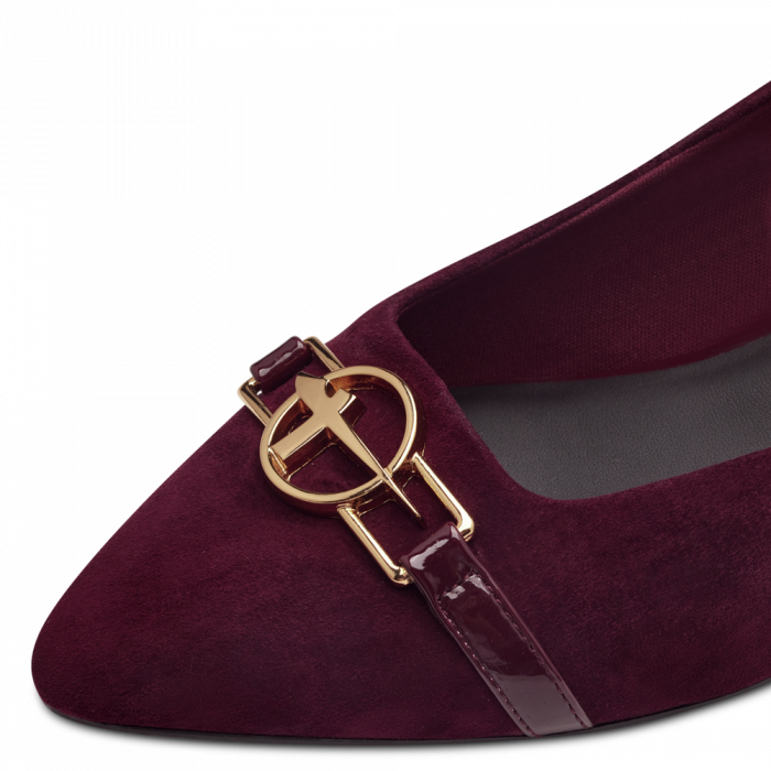 Pantofi eleganti dama Tamaris 1-22313-43, piele naturala, bordo [2]