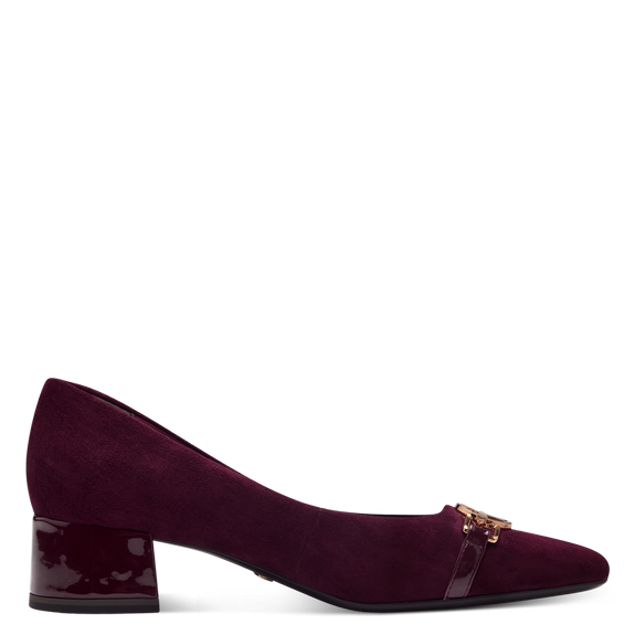 Pantofi eleganti dama Tamaris 1-22313-43, piele naturala, bordo [5]