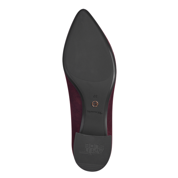 Pantofi eleganti dama Tamaris 1-22313-43, piele naturala, bordo [6]