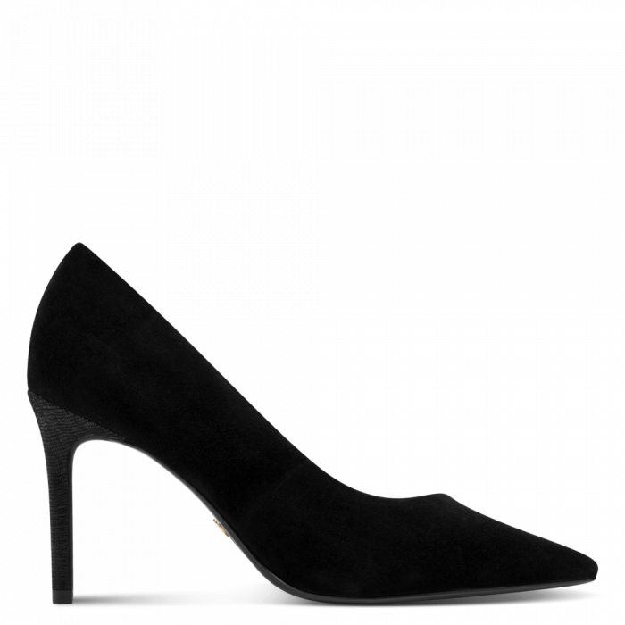 Pantofi eleganti dama Tamaris 1-22480-42, piele intoarsa, negri [2]