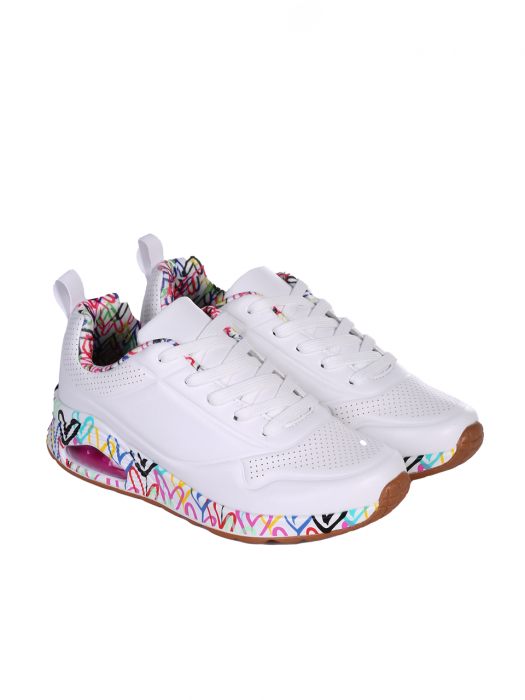Pantofi sport dama G Point 3U-24218, albi [1]
