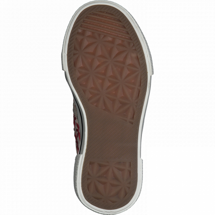 Incaltaminte sport pentru fete, s.Oliver 34202, material textil,  albi cu flori brodate [6]