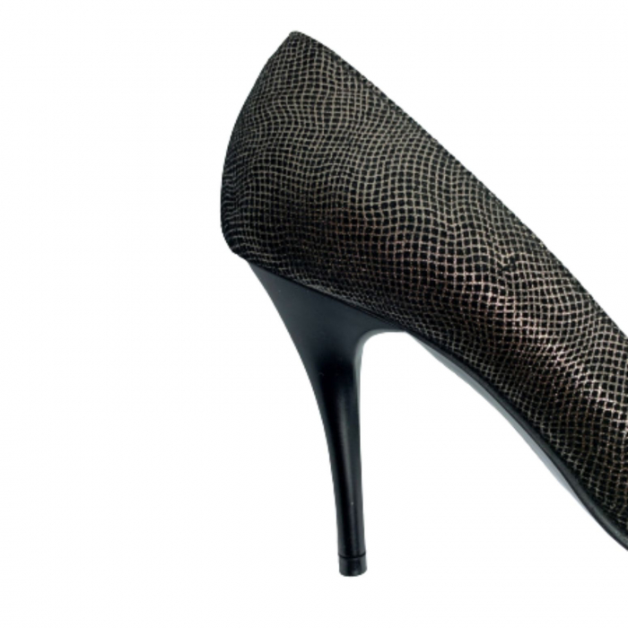 Stiletto din piele naturala imprimata-Diane Marie [6]