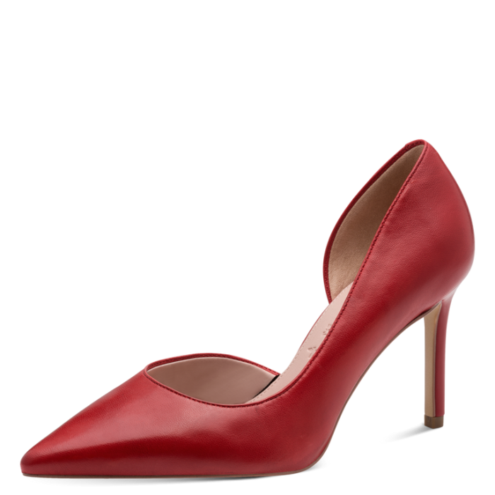 Pantofi stiletto Tamaris 1-22429-46-500, piele naturala, rosii [3]