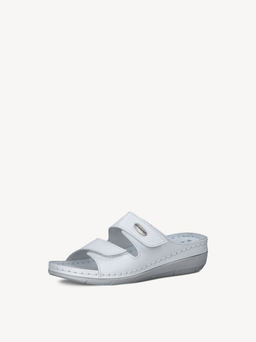 Papuci medicinali Tamaris 1-27510-41, piele naturala, albi [2]