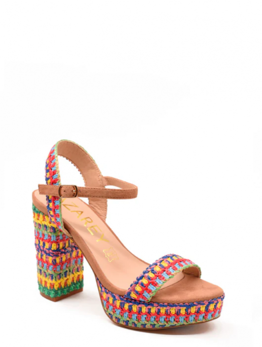 Sandale casual dama Azarey 572H274, multicolor [3]