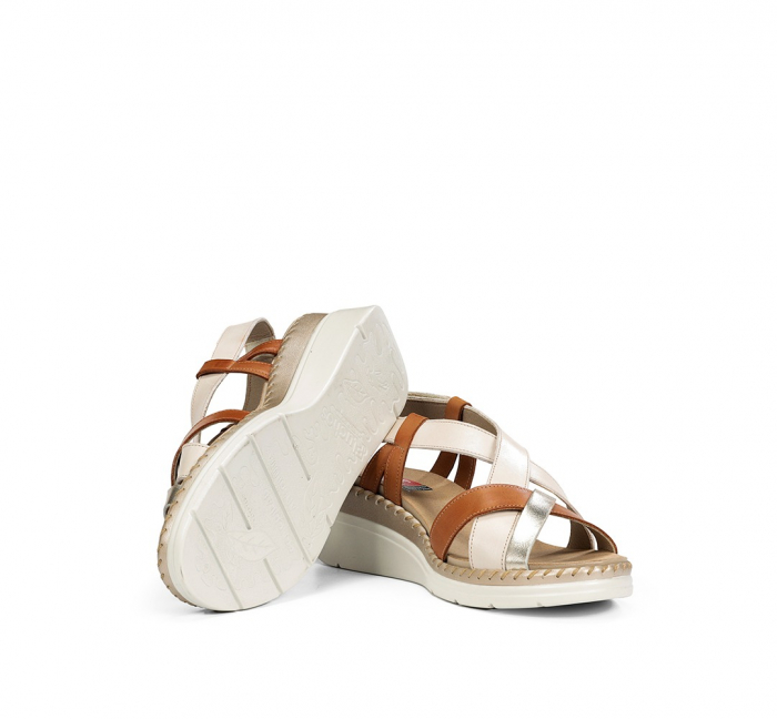 Sandale cu talpa ortopedica Fluchos Leza 2135, piele naturala [5]