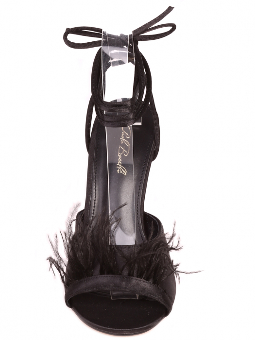 Sandale elegante cu toc Paolo Bocelli  4M-23041, negre [2]