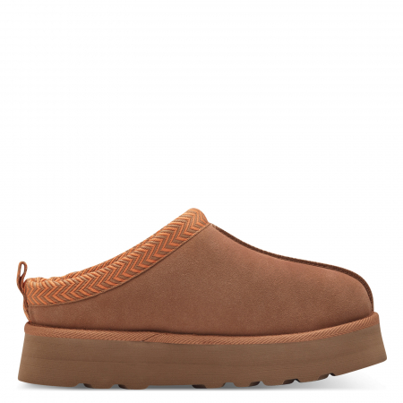 s.Oliver - Papuci iarna stil UGG, dama SÓliver 27104, piele intoarsa maro