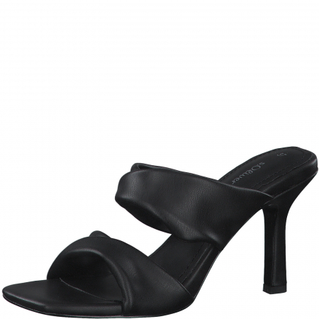 PAPUCI - Papuci casual dama S.OLIVER 27203, piele ecologica, negri