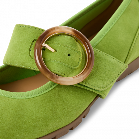 Balerini dama Marco Tozzi 2-24607-44, piele naturala, verde lime [5]