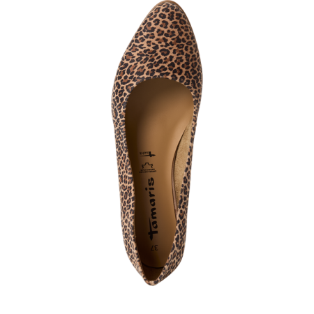 Balerini Tamaris 1-22119-42-360, piele intoarsa, animal print [3]