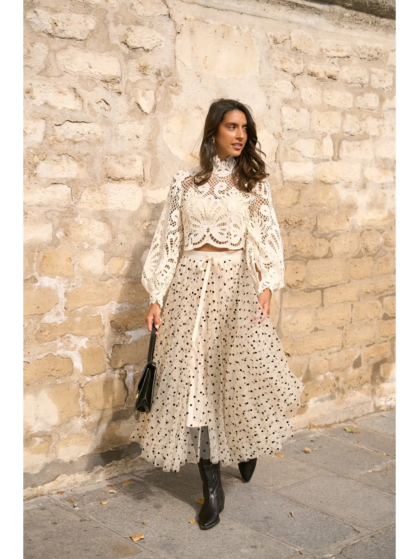 Bluza eleganta din dantela Penelope [3]