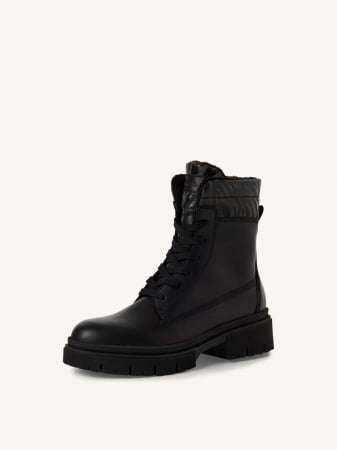CASUAL - Bocanci dama Tamaris 1-25218-43, piele naturala, negri