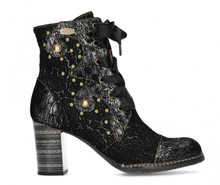 OFFICE - Botine dama Laura Vita Elceao 43, negre