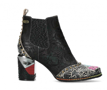 Botine dama Laura Vita Maevao 05, piele naturala, negre [1]