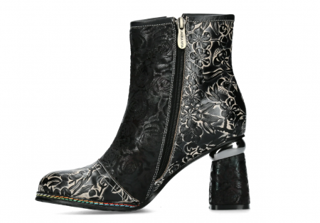 BOTINE SI GHETE - Botine elegante dama Laura Vita Kinao 09, piele naturala