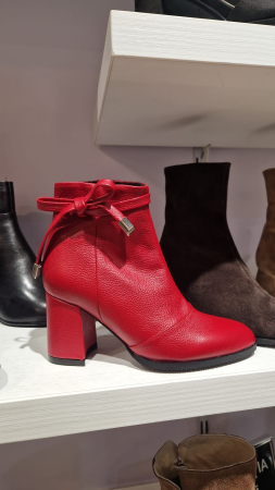 INCALTAMINTE DAMA - botine-elegante-dama-passion-piele-naturala-rosii