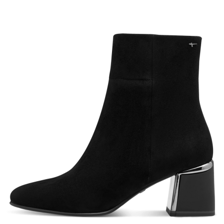 OFFICE - Botine elegante Tamaris 1-25341-45, piele intoarsa, negre