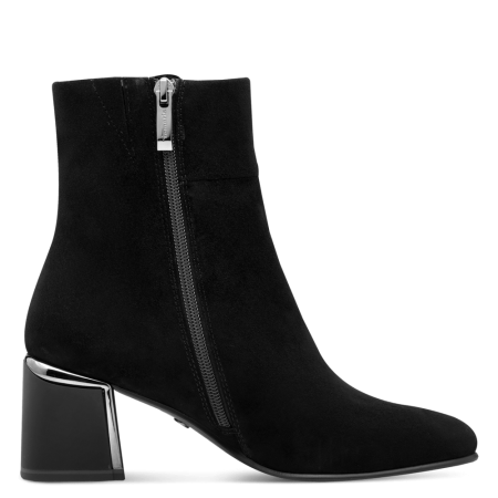 Botine elegante Tamaris 1-25341-45, piele intoarsa, negre [2]