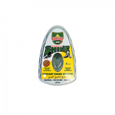 INGRIJIRE SI INTRETINERE INCALTAMINTE - Burete pentru incaltaminte din piele neteda Bright Expess Shine, incolor, 6 ml