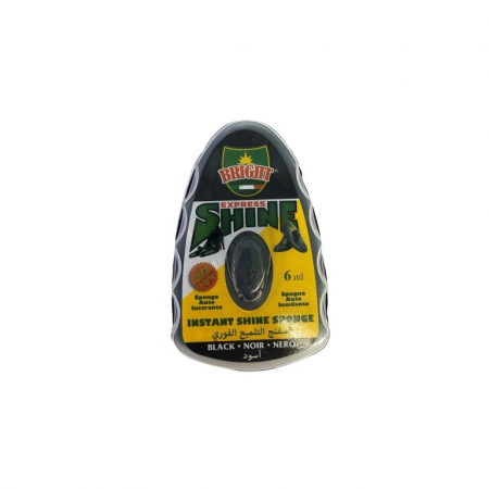 INGRIJIRE SI INTRETINERE INCALTAMINTE - Burete pentru incaltaminte din piele neteda Bright Expess Shine, negru, 6 ml