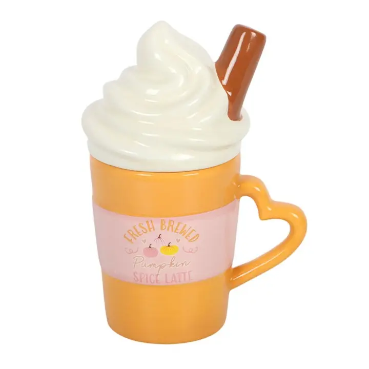 Cană de toamnă cu capac pentru Pumpkin Spice Latte proaspăt preparat 30827 [3]