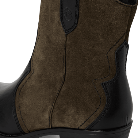 Ciocate dama Tamaris 1-25702-41 piele naturala, negru/olive [4]