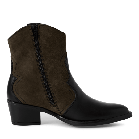 Ciocate dama Tamaris 1-25702-41 piele naturala, negru/olive [6]