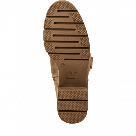Cizme dama Tamaris 1-25601-43, piele intoarsa, maro [1]