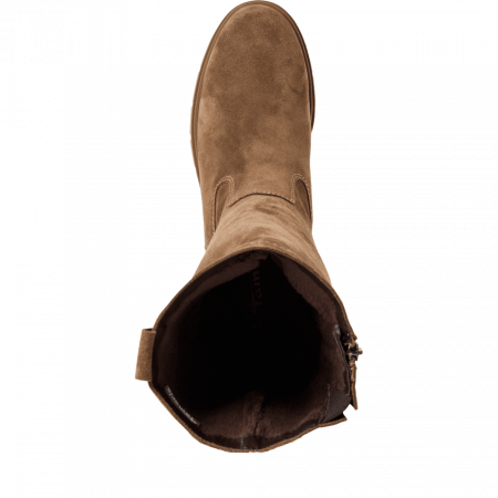 Cizme dama Tamaris 1-25601-43, piele intoarsa, maro [2]