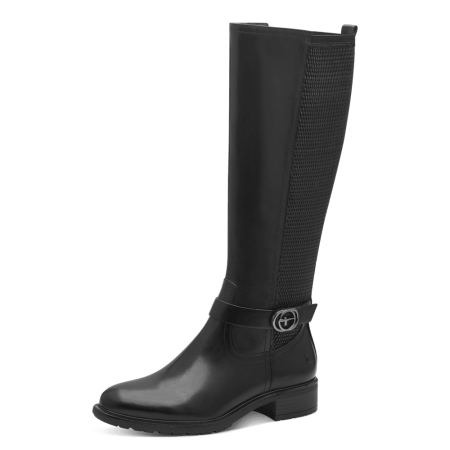 Cizme dama Tamaris 1-25618-43, piele naturala, negre [2]
