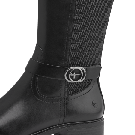 Cizme dama Tamaris 1-25618-43, piele naturala, negre [5]