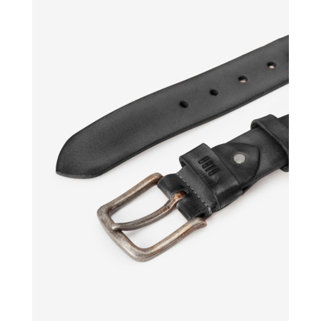 CASUAL - Curea din piele BIBA Platte PLA1A NEGRU