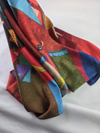 Esarfa dama, 2 fete, 70*70cm [1]