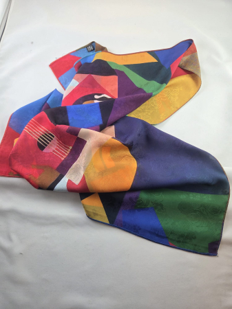 Esarfa dama, 2 fete, 70*70cm [3]