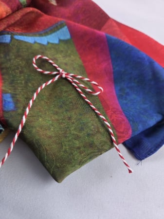 COLECTIA NOUA - Esarfa dama, 2 fete, 70*70cm