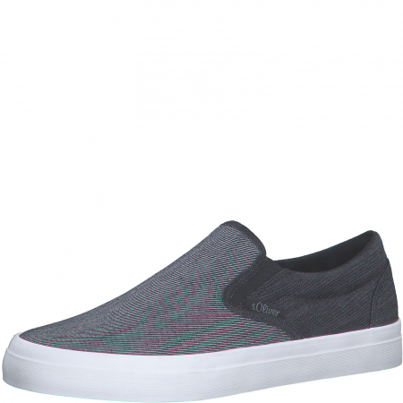 Espadrile barbatI S,OLIVER 14607, material textil, negru [4]