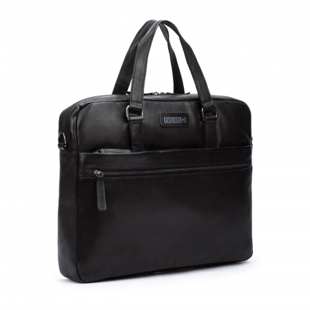 Geanta barbati Pikolinos Belmonte MHA-870, piele naturala, neagra [4]