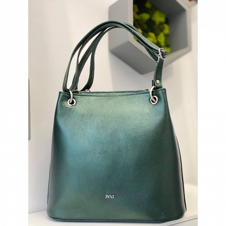 s.Oliver - geanta-dama-zea-casual-verde-metalizat-m271