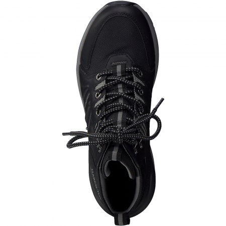 Ghete casual dama Marco Tozzi 2-25300-29, mix piele naturala si TEX, negre [4]