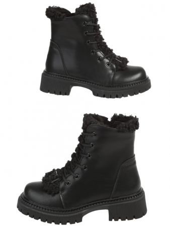 WINTER SALES - ghete-copii-paolo-botticelli-19i-24601-piele-naturala-negre
